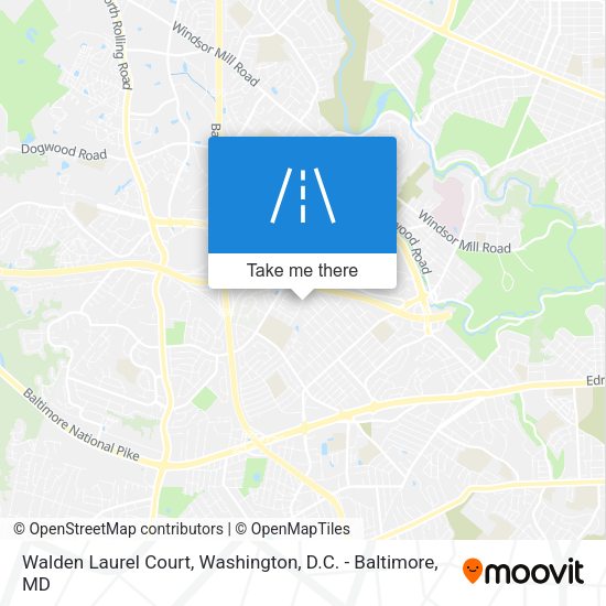 Mapa de Walden Laurel Court