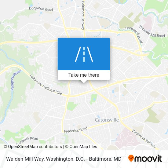 Walden Mill Way map
