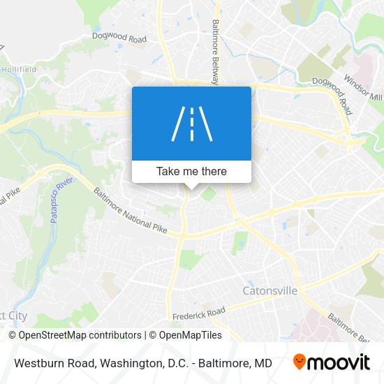 Westburn Road map