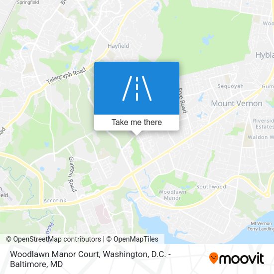 Mapa de Woodlawn Manor Court