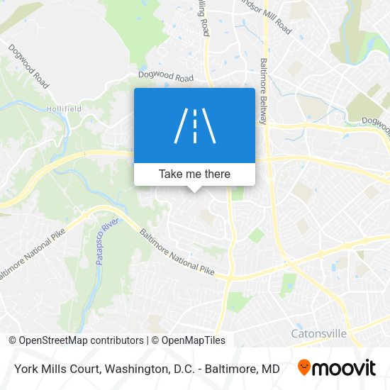 Mapa de York Mills Court