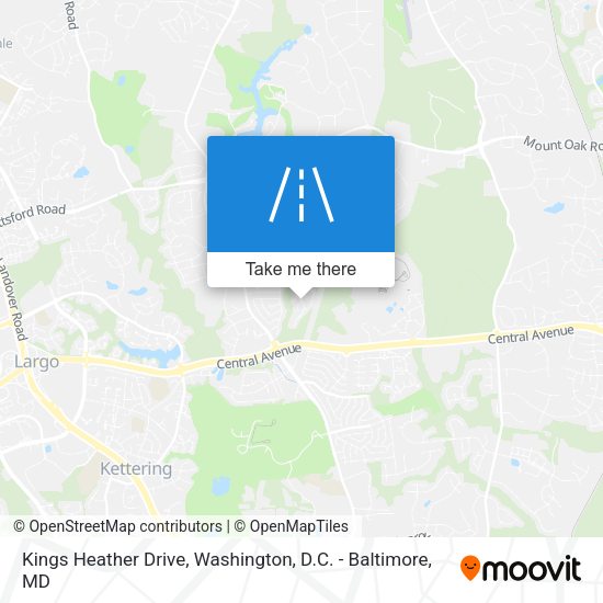 Mapa de Kings Heather Drive