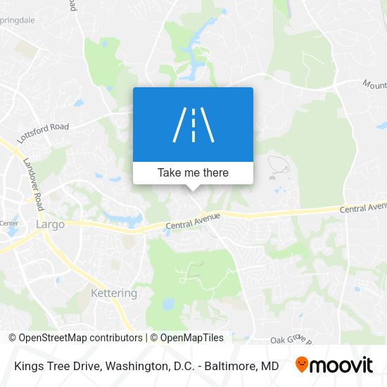 Mapa de Kings Tree Drive