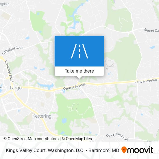 Mapa de Kings Valley Court