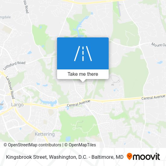 Kingsbrook Street map