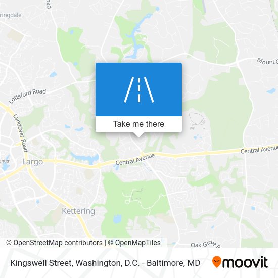 Kingswell Street map