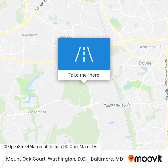 Mount Oak Court map