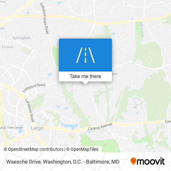 Mapa de Waesche Drive
