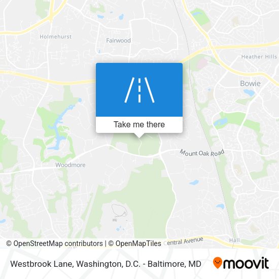 Westbrook Lane map