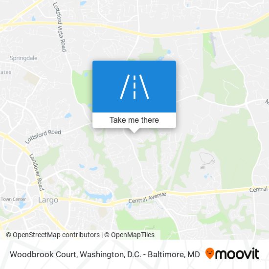 Mapa de Woodbrook Court