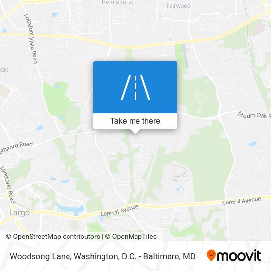 Woodsong Lane map