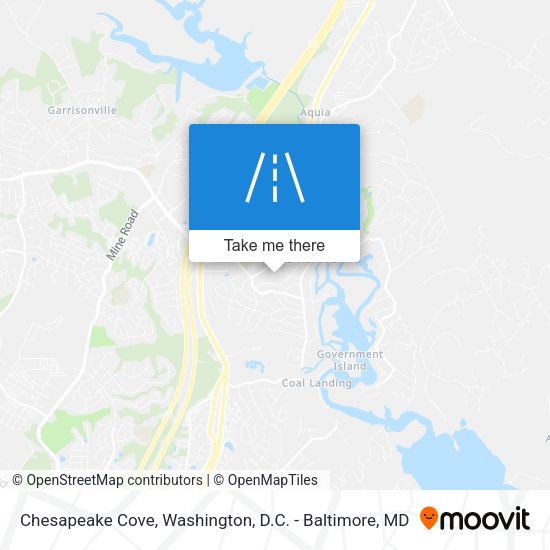 Chesapeake Cove map