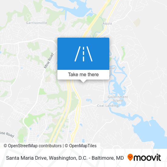 Mapa de Santa Maria Drive