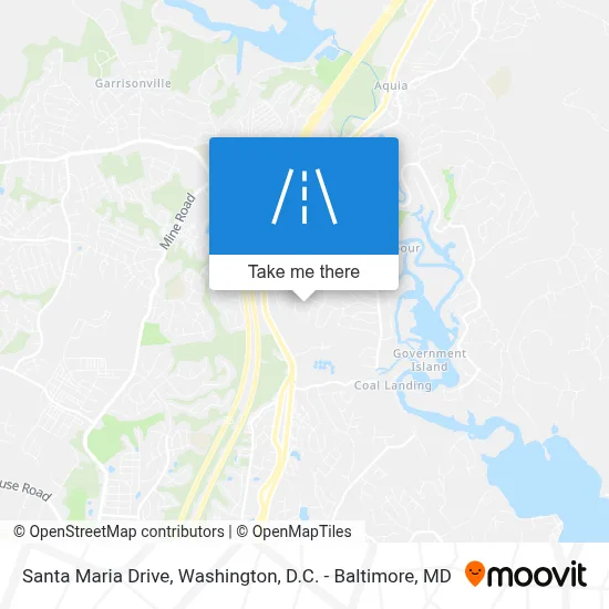 Santa Maria Drive map