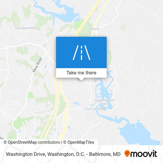 Washington Drive map