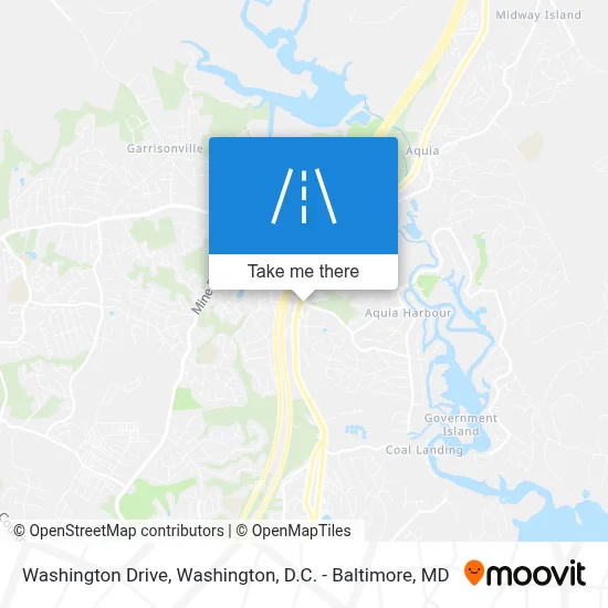 Washington Drive map
