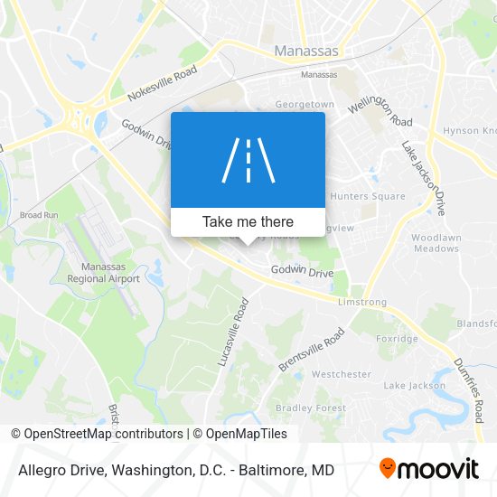 Allegro Drive map