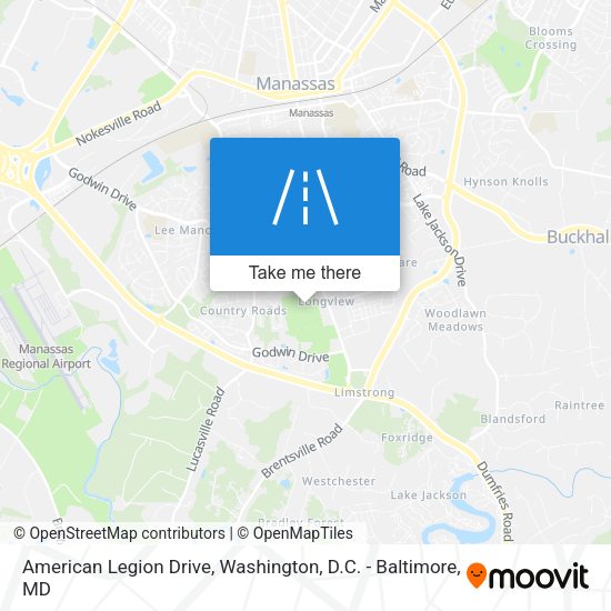Mapa de American Legion Drive