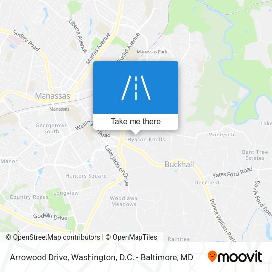 Arrowood Drive map