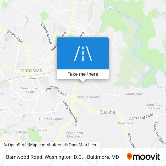 Barnwood Road map