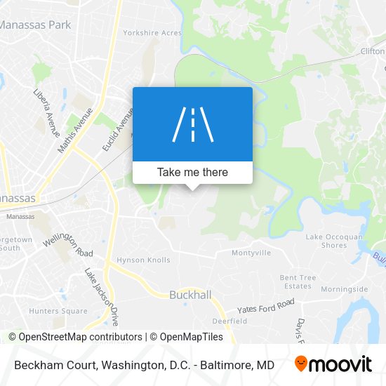 Beckham Court map