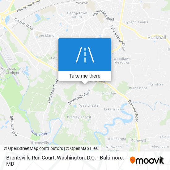 Mapa de Brentsville Run Court