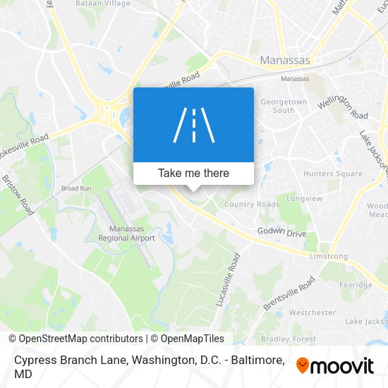 Cypress Branch Lane map