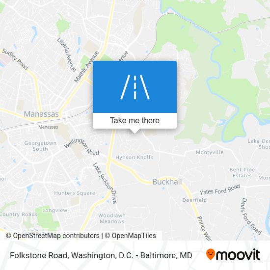 Folkstone Road map