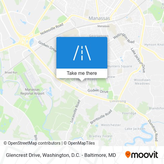 Glencrest Drive map