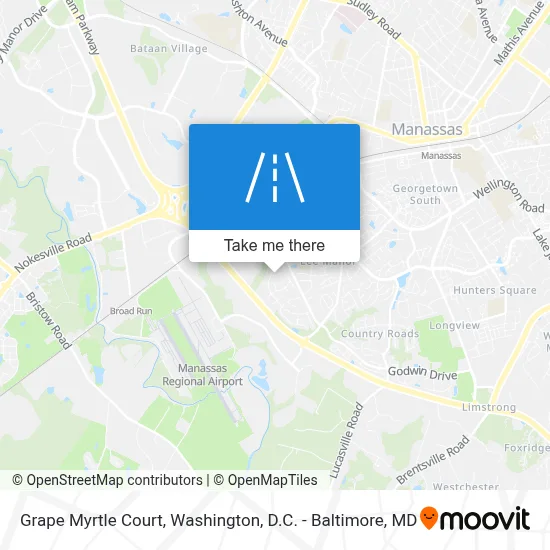 Grape Myrtle Court map