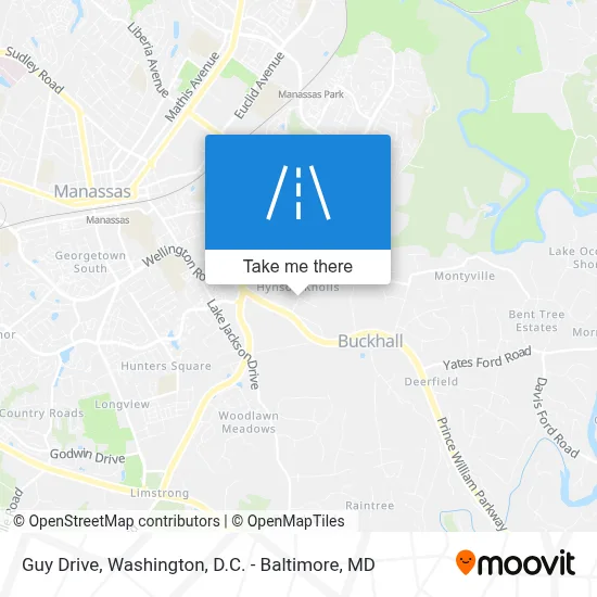 Guy Drive map