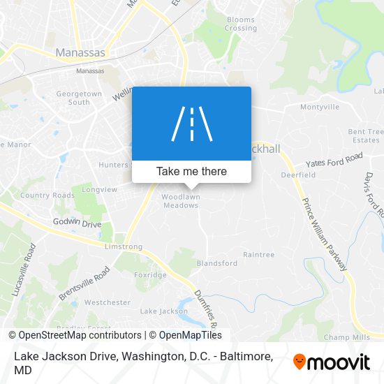 Lake Jackson Drive map