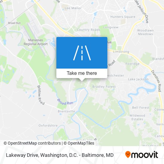 Mapa de Lakeway Drive