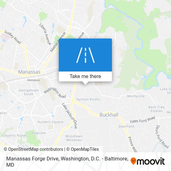 Mapa de Manassas Forge Drive