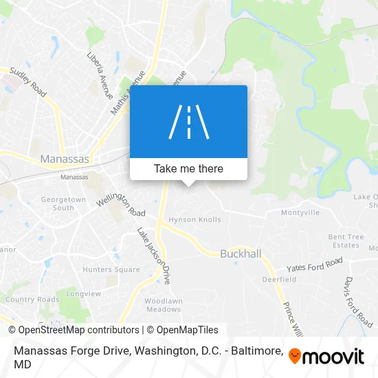 Manassas Forge Drive map