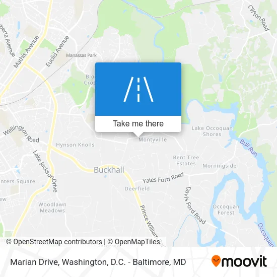 Marian Drive map