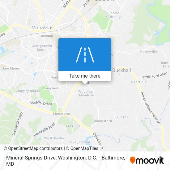 Mineral Springs Drive map