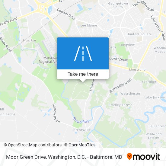 Moor Green Drive map