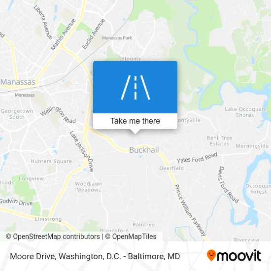 Moore Drive map