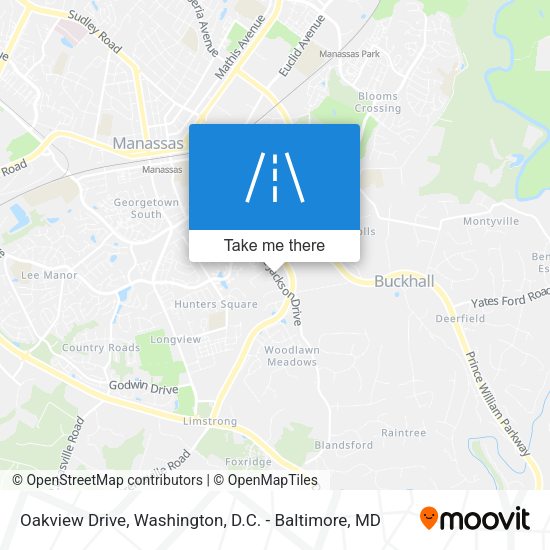 Oakview Drive map