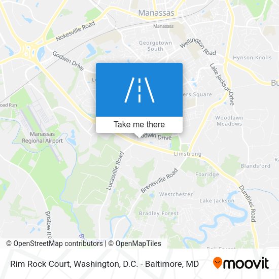 Rim Rock Court map