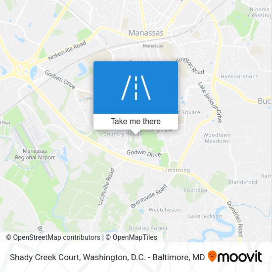 Shady Creek Court map