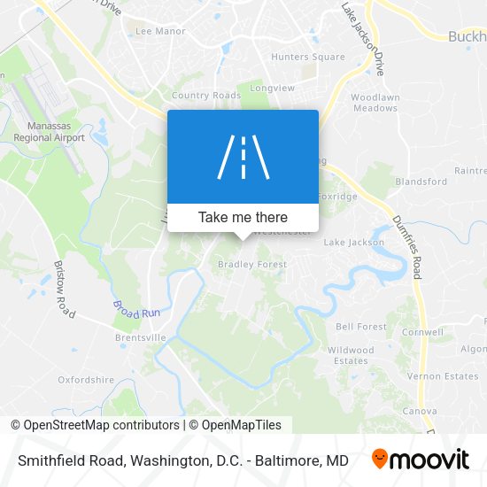 Smithfield Road map