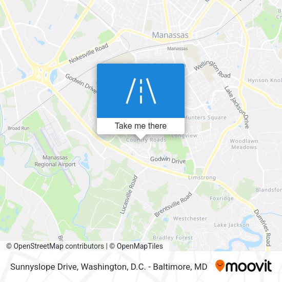 Mapa de Sunnyslope Drive