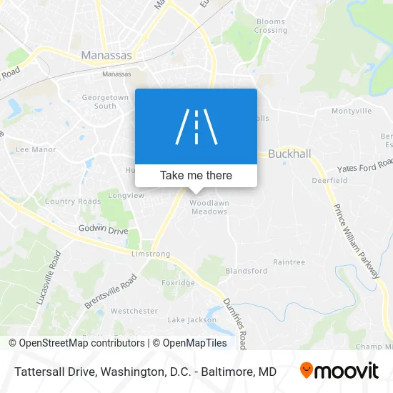 Tattersall Drive map