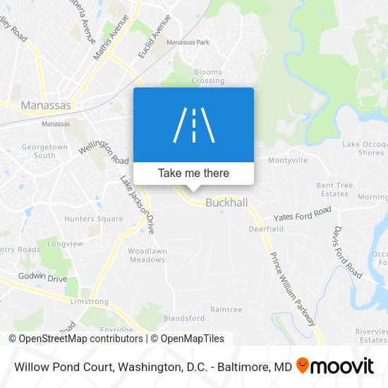 Willow Pond Court map