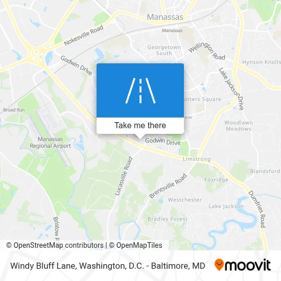 Windy Bluff Lane map