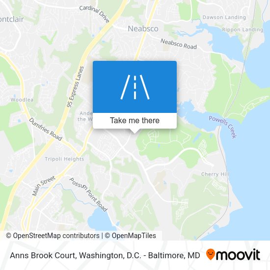 Mapa de Anns Brook Court
