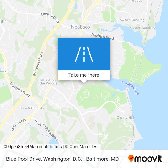 Mapa de Blue Pool Drive