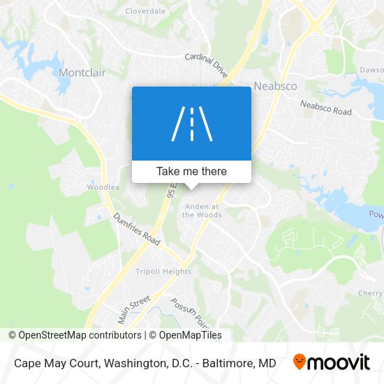 Cape May Court map